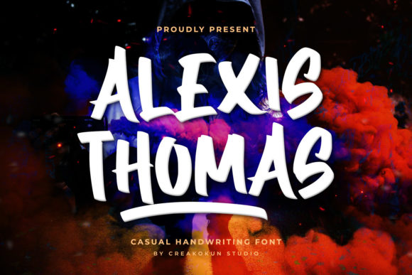 Alexis Thomas: A Casual Display Font for Digital Branding