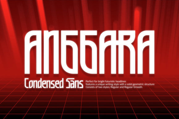 Anggara: A Bold Display Font for Handmade Labels & Craft Products