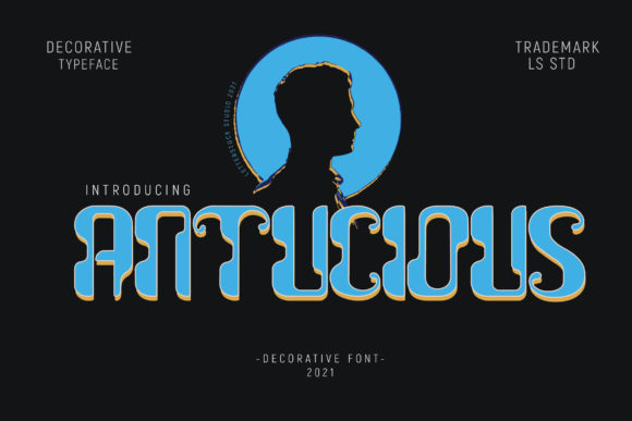 Antucious: A Display Font That Feels Like Your Best Creative Idea