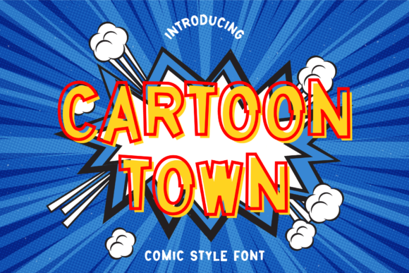Cartoon Town: A Joyful Display Font for Editorial Design