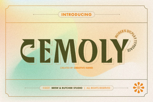 Cemoly: A Display Font That Delivers Instant Visual Clarity