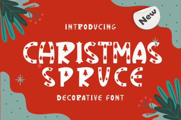 Christmas Spruce: A Festive Display Font for Editorial Design