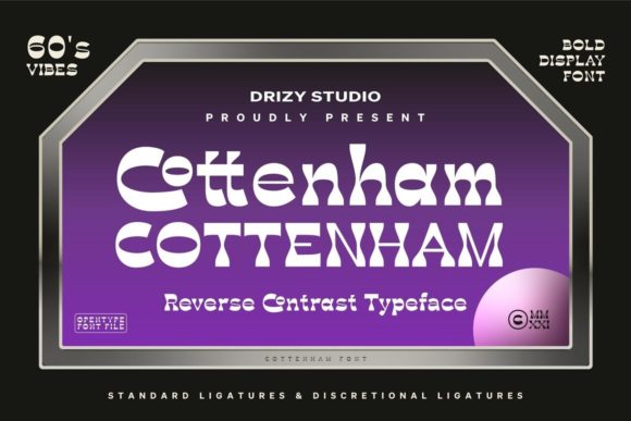 Cottenham: A Futuristic Display Font That Actually Works