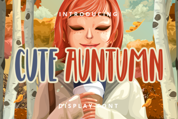 Cute Auntumn: A Playful Display Font That Actually Works