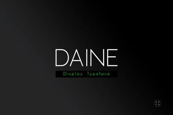 Daine: A Display Font That Makes Your Brand Instantly Memorable