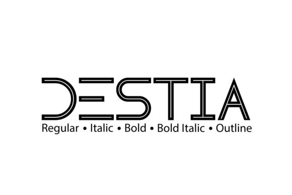 Destia: A Modern Display Font That Elevates Digital Branding