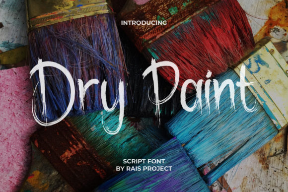 Dry Paint: A Display Font That Commands Attention