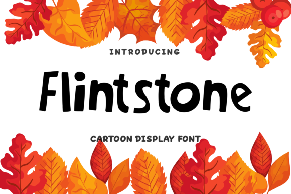 Flintstone: A Playful Display Font with Editorial Warmth