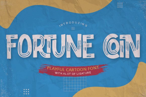 Fortune Coin: A Bold Display Font for Small Business Branding