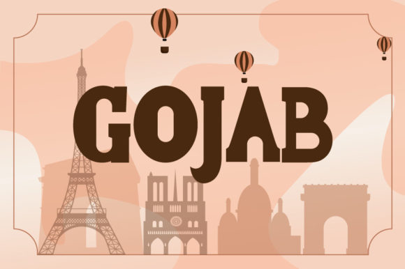 Gojab: A Display Font That Makes Your Headlines Instantly Clickable