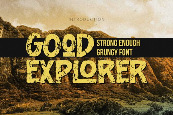 Good Explorer: A Display Font with Quiet Confidence