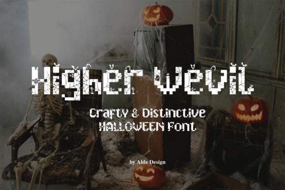 Higher Wevil Halloween: A Display Font for Bold Editorial Moments