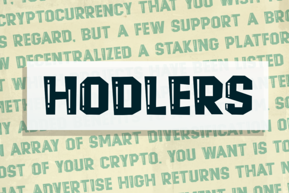 Hodlers: A Playful Display Font That Lifts Digital Headlines