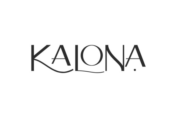 Kalona: A Display Font That Elevates Real Small Business Branding