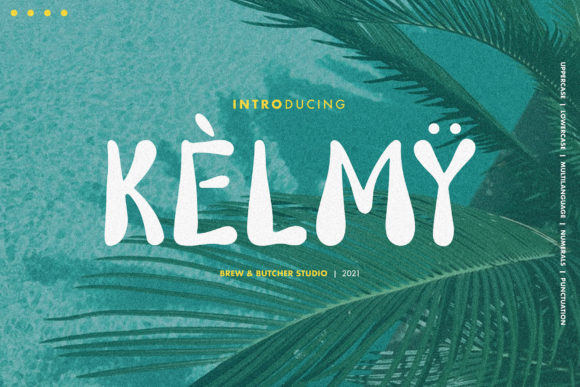 Kelmy: A Smooth, Modern Display Font for Small Business Branding