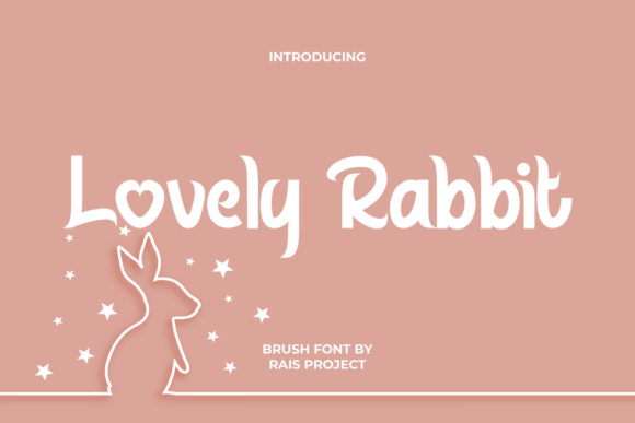Lovely Rabbit: A Playful Display Font for Branding That Feels Human