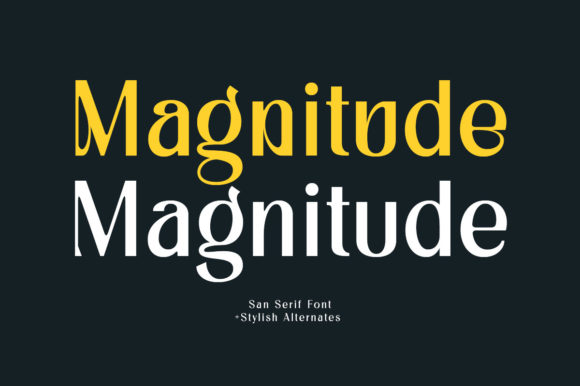 Magnitude: A Standout Display Font for Digital Branding