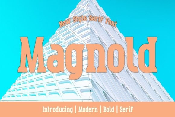 Magnold: A Bold, Elegant Serif Font for Small Business Branding