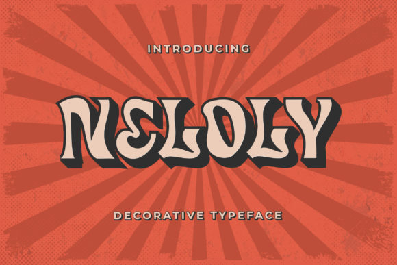 Neloly: A Wavy, Chic Display Font for Bold Brand Identity