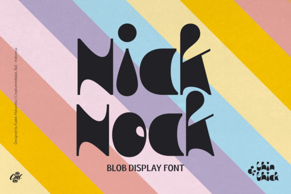 Nick Nock: A Chunky, Playful Display Font Worth Testing