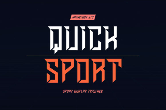 Quick Sport: A Display Typeface That Cuts Through the Feed