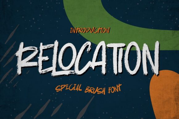 Relocation: A Brushed Display Font with Editorial Gravitas