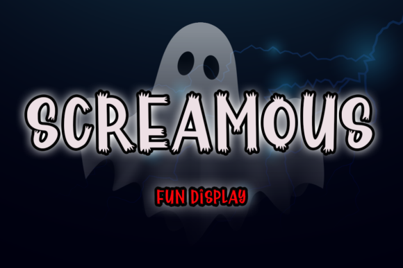 Screamous: A Spooky Display Font That Sets the Mood