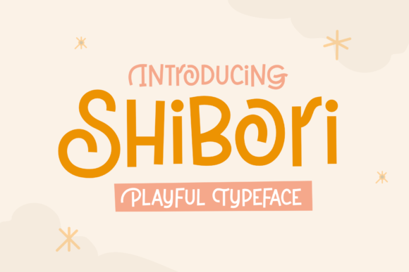 Shibori: A Display Font That Makes Your Campaign Pop