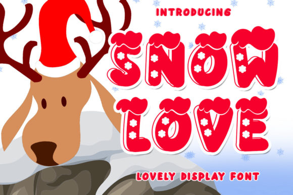 Snow Love: A Display Font That Makes Playful Messaging Instantly Clear