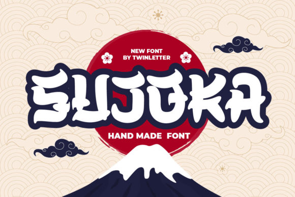 Sujoka: A Graffiti-Styled Display Font That Pops on the Web