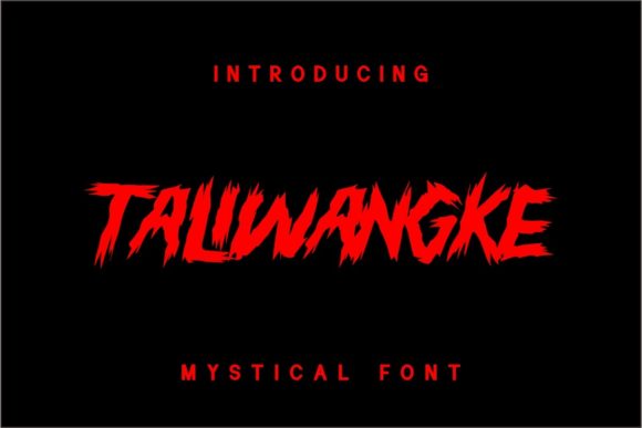 Taliwangke: A Bold Display Font That Gives Your Brand Instant Edge