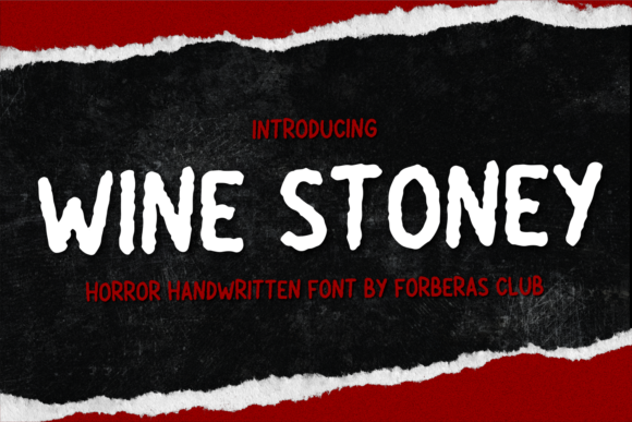 Wine Stoney: A Bold Display Typeface for Digital Brand Impact